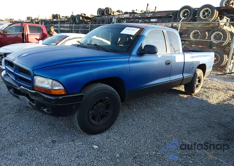 2000 Dodge Dakota Slt/Sport from USA, damaged, VIN 1B7GL22X0YS592415